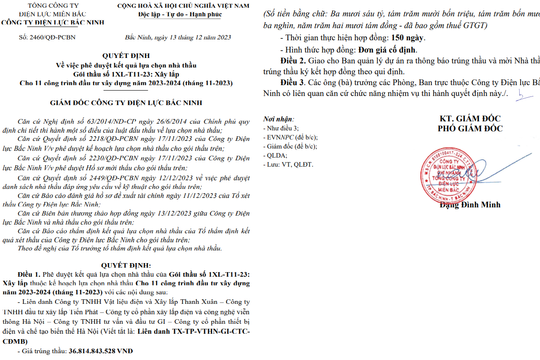 Điện lực Bắc Ninh: Nhiều gói thầu 'tiết kiệm thấp', và "quen mặt" Tập đoàn Tuấn Ân