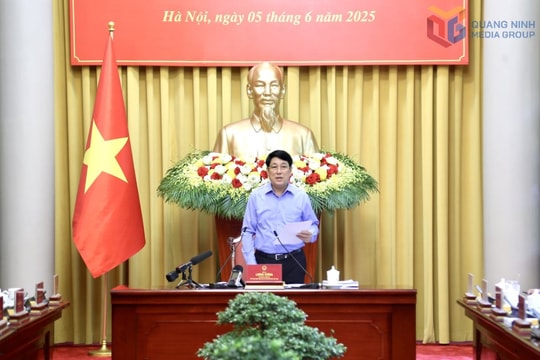 Chủ tịch nước Lương Cường làm việc với Ban Thường vụ Tỉnh ủy Quảng Ninh