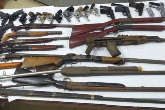 Thu hồi 691 khẩu súng các loại ở Thanh Hóa
