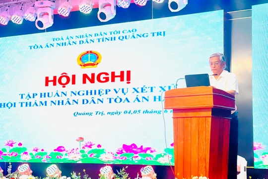 TAND tỉnh Quảng Trị tổ chức tập huấn nghiệp vụ cho Hội thẩm nhân dân năm 2025