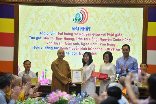 36 tác phẩm xuất sắc được trao giải Báo chí Phật giáo 2024