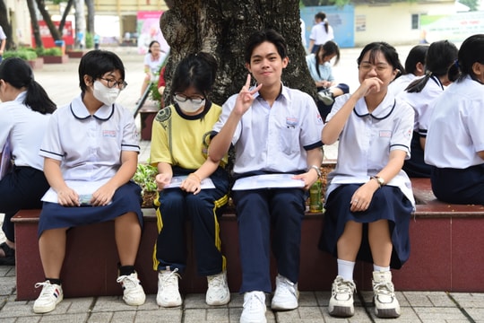 Ngày thi cuối trong cuộc đua vào trường công ở TP.HCM