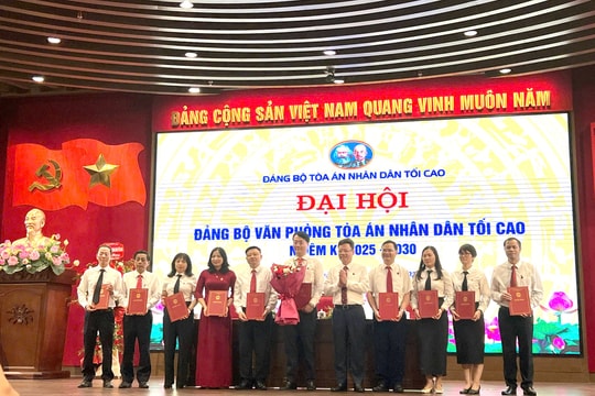 Đại hội Đảng bộ Văn phòng TANDTC nhiệm kỳ 2025 - 2030