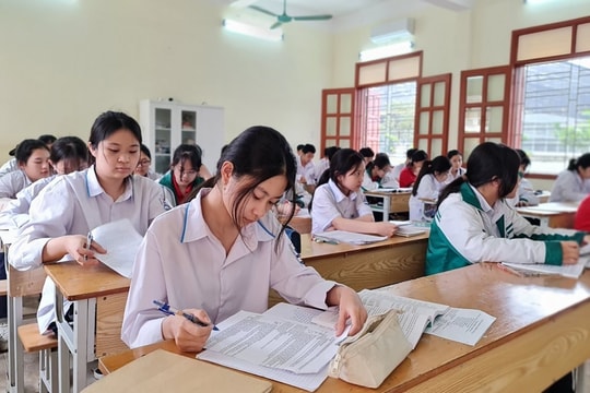 Hà Nội không có thí sinh vi phạm quy chế trong buổi thi môn Ngữ văn