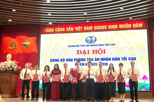 Đại hội Đảng bộ Văn phòng TANDTC nhiệm kỳ 2025 - 2030