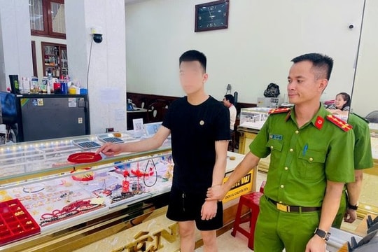 Phá nhanh vụ trộm vàng sau chưa đầy 24 giờ tiếp nhận tin báo