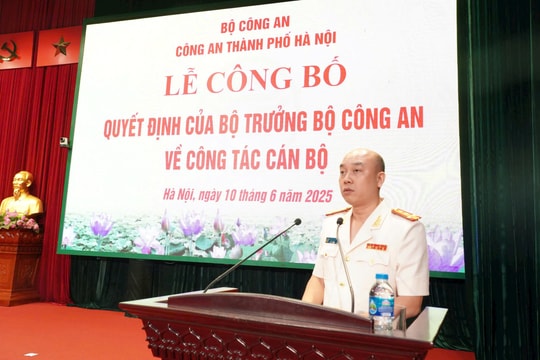 Công an TP Hà Nội có tân Phó Giám đốc