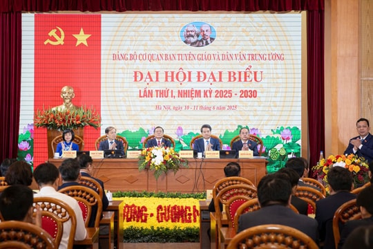 Đại hội Đại biểu lần thứ I Đảng bộ cơ quan Ban Tuyên giáo và Dân vận Trung ương