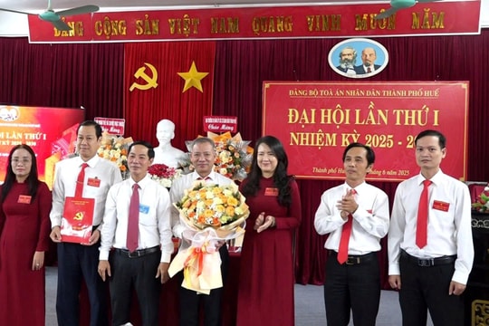 TAND TP Huế tổ chức thành công Đại hội Đảng bộ lần thứ I