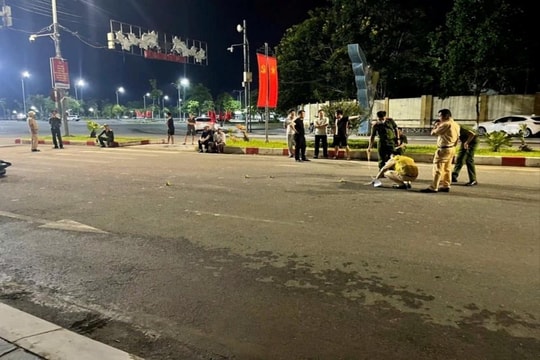 Đại úy Công an bị thương nặng khi đang làm nhiệm vụ