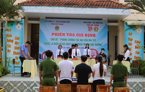 Sóc Trăng: Đẩy mạnh tuyên truyền, nâng cao nhận thức pháp luật thông qua phiên tòa giả định