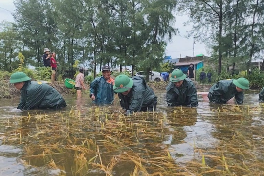 Quảng Trị: Hỗ trợ người dân khắc phục hậu quả sau bão số 1