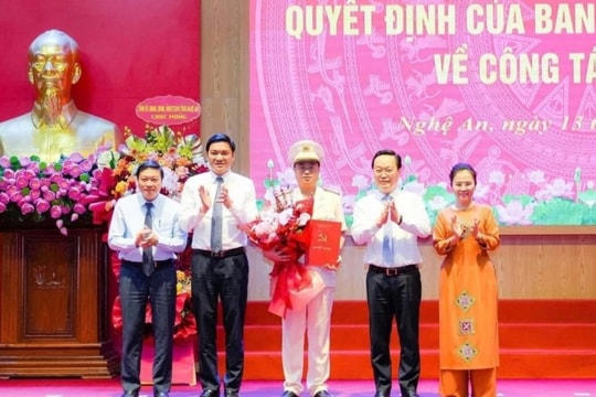 Đại tá Đinh Việt Dũng giữ chức Giám đốc Công an tỉnh Nghệ An