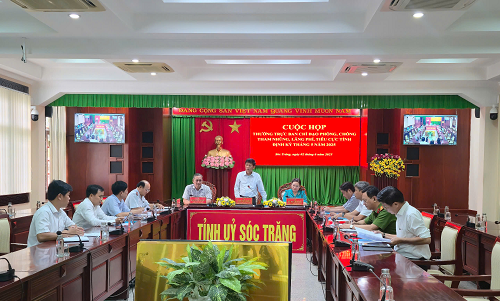 Sóc Trăng: Đẩy nhanh tiến độ giải quyết các vụ án, vụ việc thuộc diện Ban Chỉ đạo theo dõi