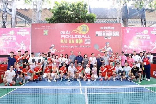 Giải Pickleball 2025 chào mừng ngày Báo chí Cách mạng Việt Nam