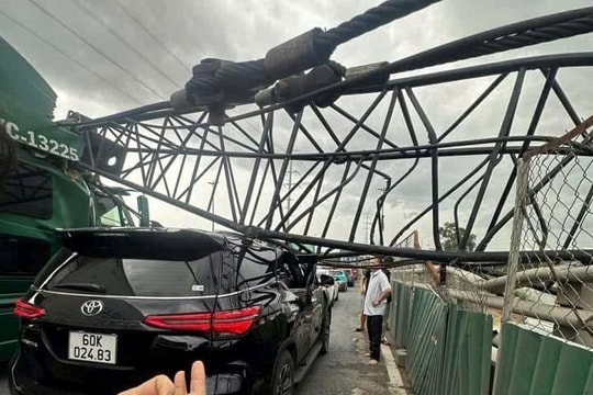 Thông tin mới vụ sập cần cẩu nút giao Mỹ Thủy TP.HCM