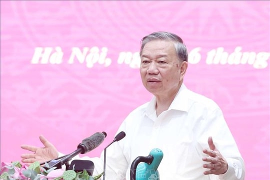 Phát biểu của Tổng Bí thư Tô Lâm tại buổi làm việc với Ban Thường vụ Thành ủy Hà Nội