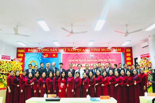 TAND tỉnh Sóc Trăng tổ chức thành công Đại hội Đảng bộ lần thứ X