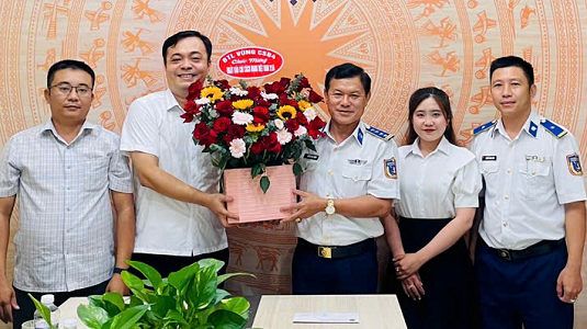 Báo Công lý đã thông tin kịp thời, toàn diện hoạt động của Vùng Cảnh sát biển 4