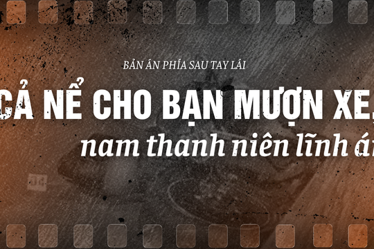 Cả nể cho bạn mượn xe, nam thanh niên lĩnh án