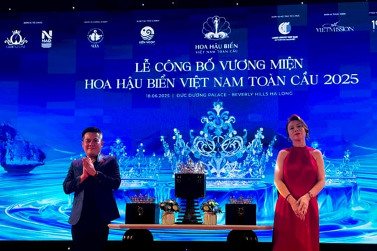 Vương miện 3,6 tỷ đồng cho Tân Hoa hậu Biển Việt Nam Toàn cầu