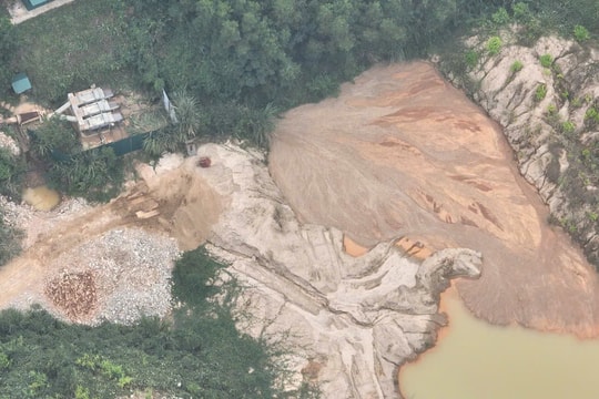 Một công ty bị phạt gần 800 triệu đồng vì sai phạm trong khai thác khoáng sản