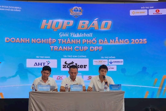 Đà Nẵng tổ chức giải Pickleball quy mô cho khối doanh nghiệp
