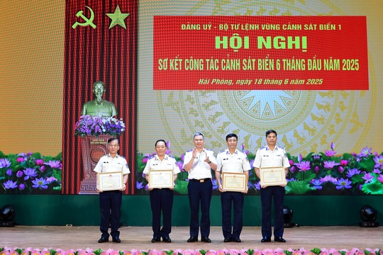 Vùng Cảnh sát biển 1 đạt nhiều thành tích trong 6 tháng đầu năm 2025