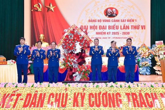 Đại hội Đảng bộ Vùng Cảnh sát biển 1 thành công tốt đẹp