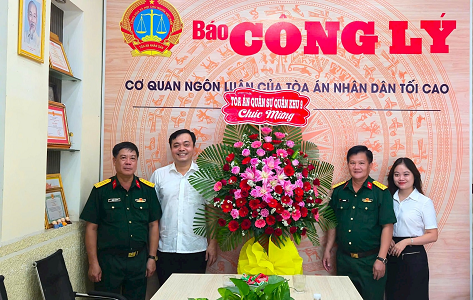 Báo Công lý luôn đồng hành cùng TAQS hai cấp Quân khu 9