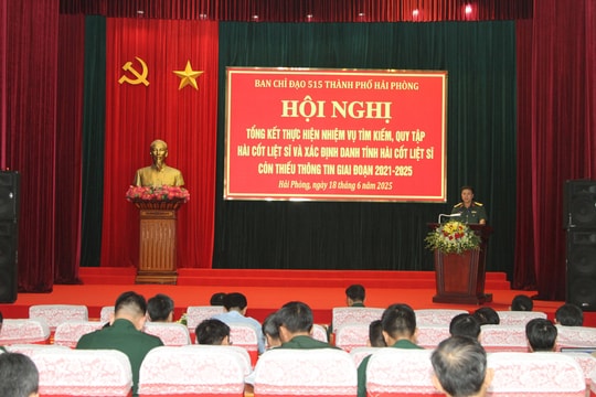 Hải Phòng quy tập hơn 2.400 hài cốt liệt sĩ trong giai đoạn 2021-2025