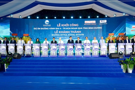 Khởi công dự án Vành đai 4 TP. Hồ Chí Minh đoạn cầu Thủ Biên - sông Sài Gòn