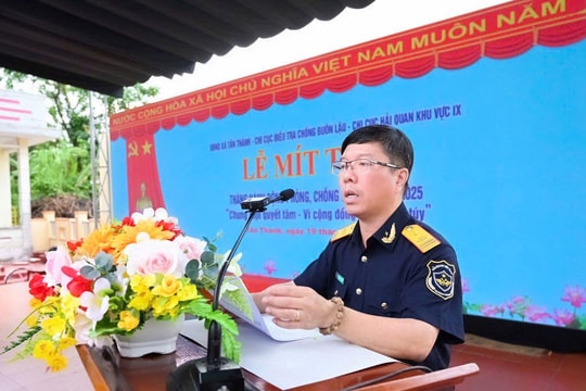 Hải quan chung tay vì cộng đồng không ma túy