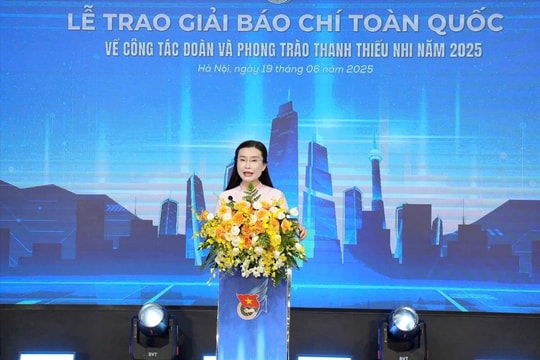 Tôn vinh các tác phẩm báo chí tiêu biểu về công tác Đoàn và phong trào thanh thiếu nhi