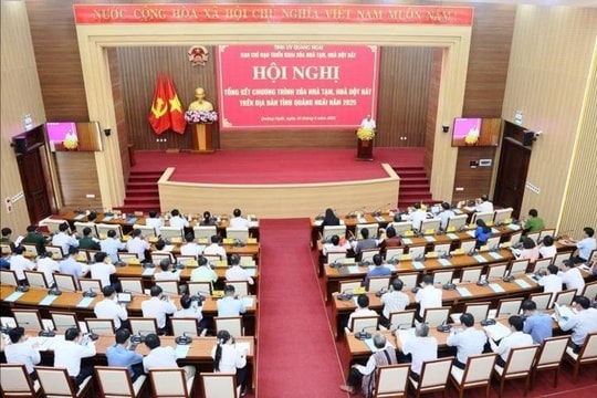 Quảng Ngãi: Hoàn thành chương trình xóa nhà tạm, nhà dột nát
