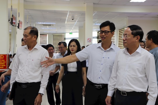 Chủ tịch tỉnh Bình Định kiểm tra vận hành thử nghiệm bộ máy chính quyền hai cấp
