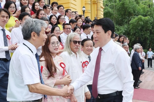 Toàn văn bài phát biểu của Chủ tịch nước Lương Cường tại buổi gặp mặt các nhà báo tiêu biểu toàn quốc