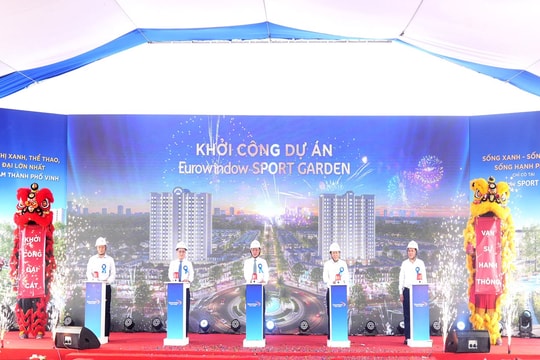 Nghệ An: Khởi công khu đô thị thể thao xanh Eurowindow Sport Garden