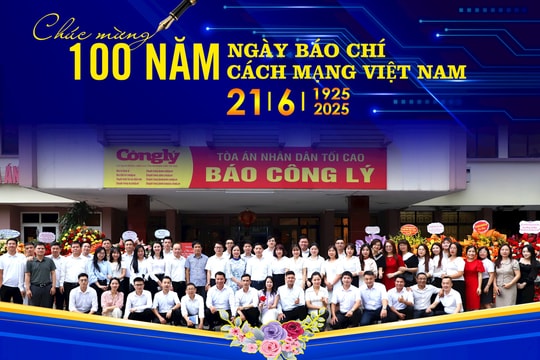 Báo Công lý gặp mặt kỷ niệm 100 năm Ngày Báo chí Cách mạng Việt Nam