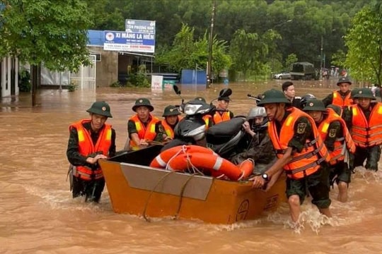 Thái Nguyên cảnh báo lũ trên sông Cầu