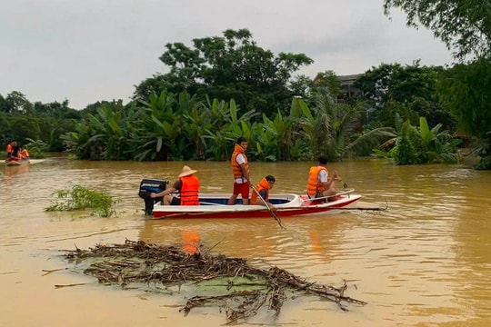 Thái Nguyên: Người đàn ông tử vong sau khi bị nước lũ cuốn trôi ngay trước cửa nhà