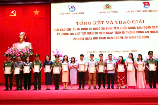 Báo Công lý đạt giải C báo chí “Vì an ninh Tổ quốc và bình yên cuộc sống”
