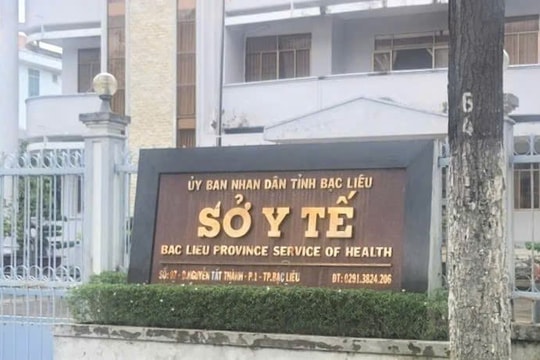 Khởi tố một nhân viên thuộc Sở Y tế tỉnh Bạc Liêu