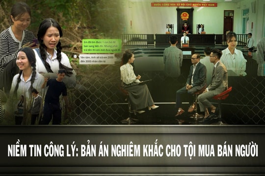 Niềm tin Công lý: Bản án nghiêm khắc cho tội mua bán người