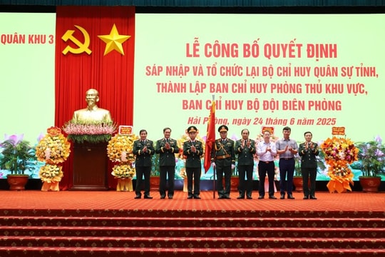 Thành lập Ban Chỉ huy PTKV, Ban Chỉ huy BĐBP trên địa bàn Quân khu 3