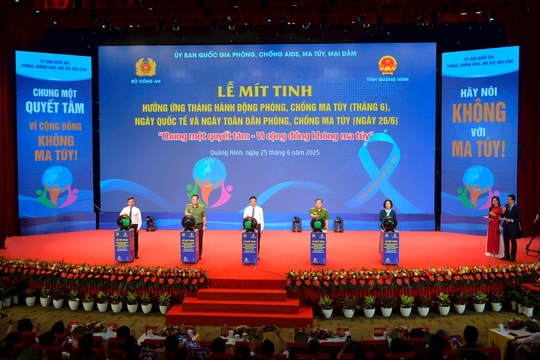 Quảng Ninh mít tinh hưởng ứng Tháng hành động phòng, chống ma túy năm 2025