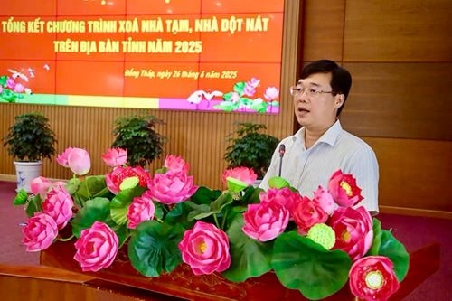 Đồng Tháp: Hoàn thành 100% chương trình xóa nhà tạm, nhà dột nát