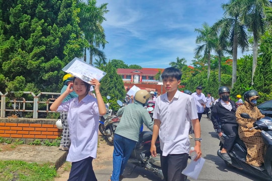 Nhiều thí sinh Quảng Trị tự tin đạt điểm cao môn Ngữ văn