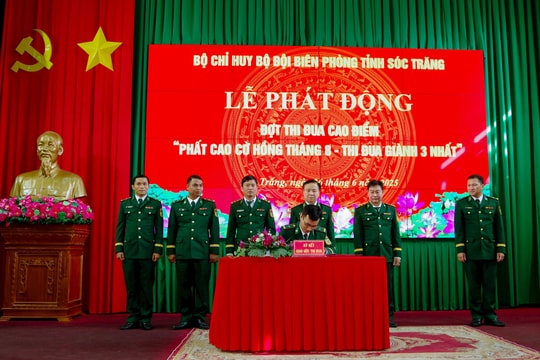 BĐBP Sóc Trăng phát động đợt thi đua cao điểm