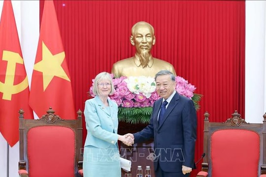 Tổng Bí thư Tô Lâm tiếp Đại sứ Australia tại Việt Nam